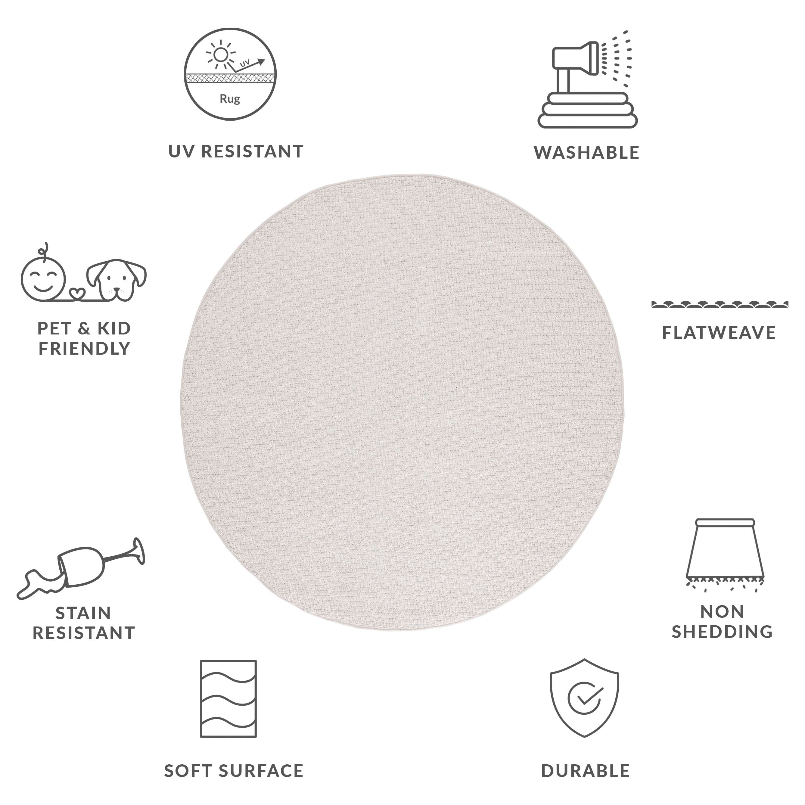 SISAL ALL-WEATHER 460 IVORY