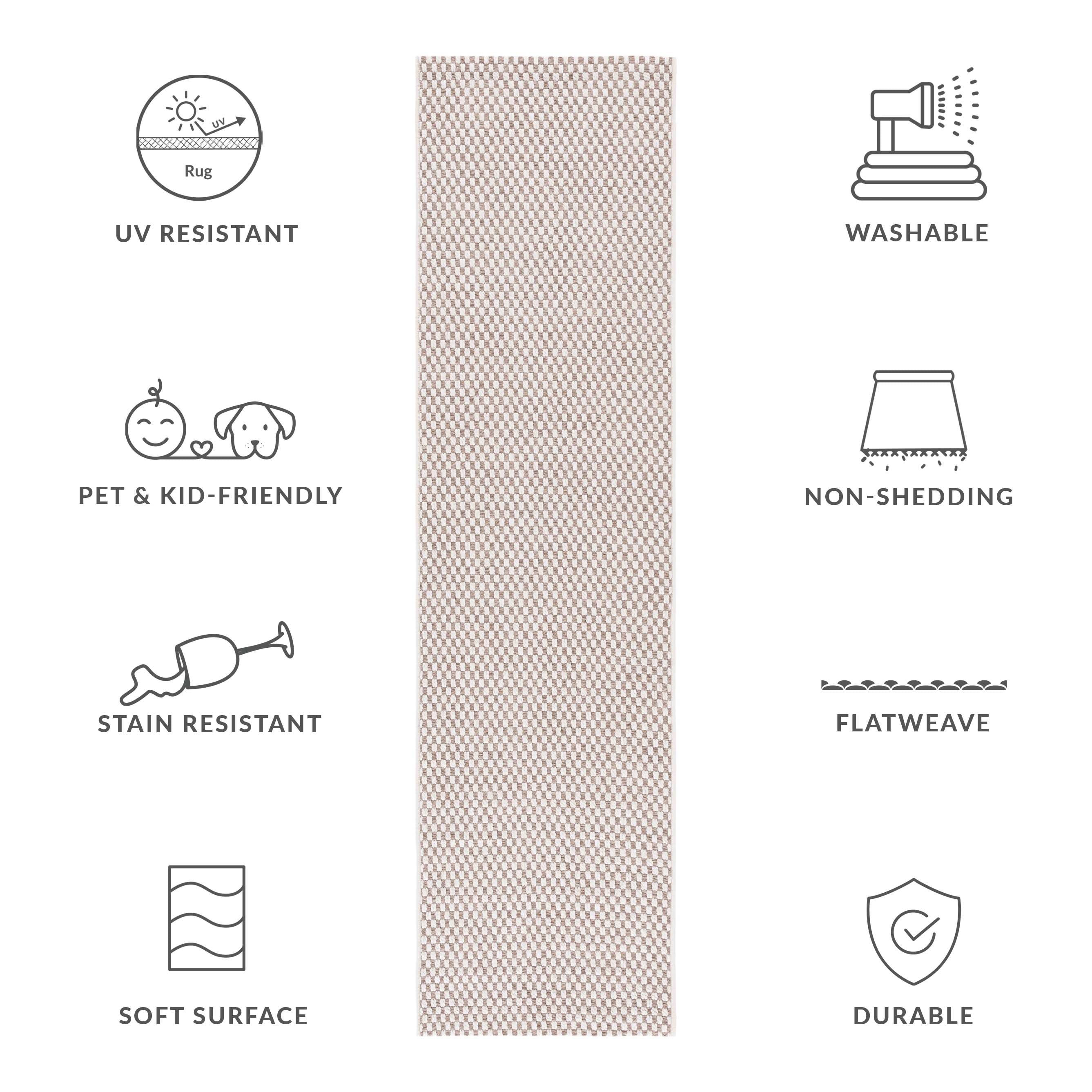 SISAL ALL-WEATHER 460 NATURAL / IVORY