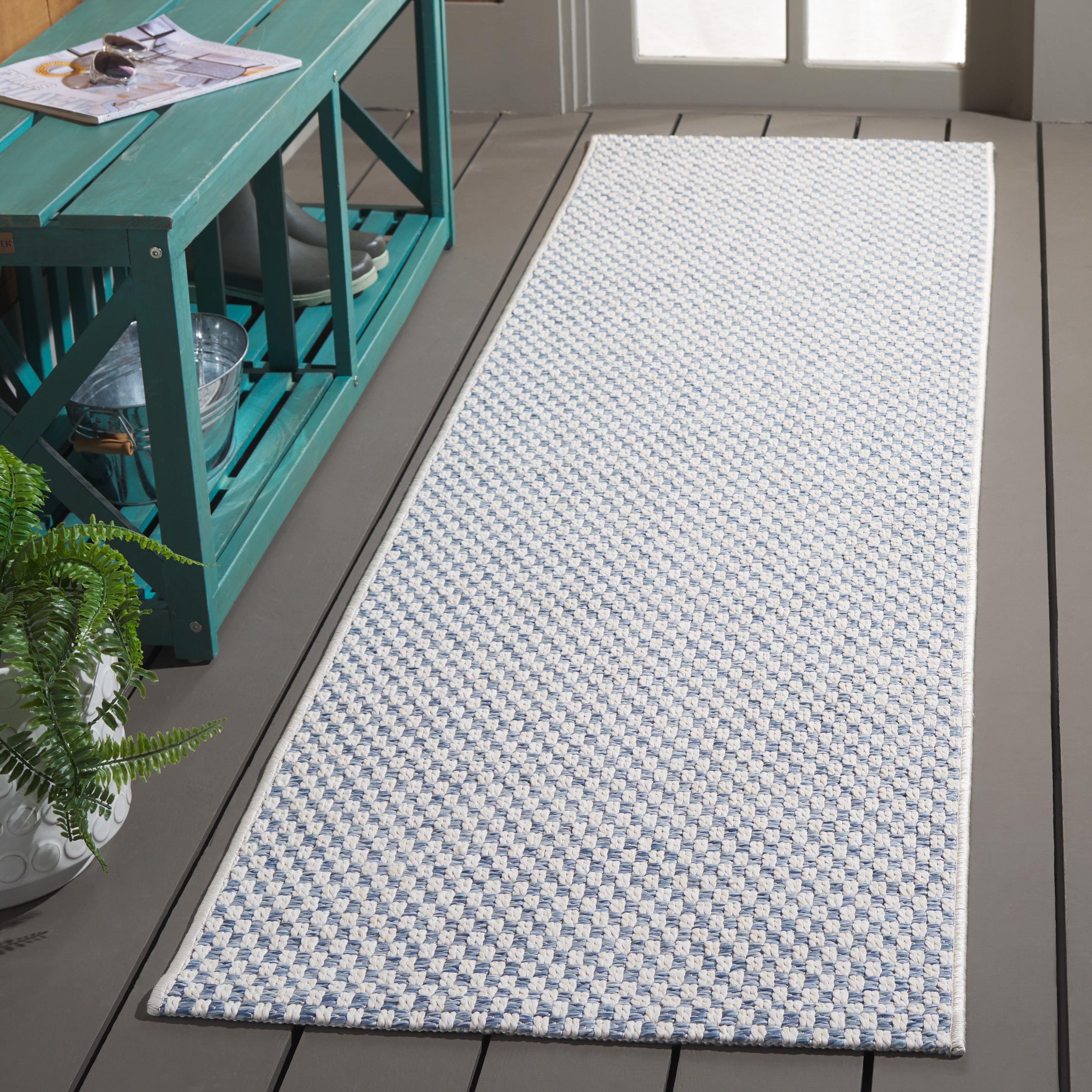 SISAL ALL-WEATHER 460 BLUE / IVORY