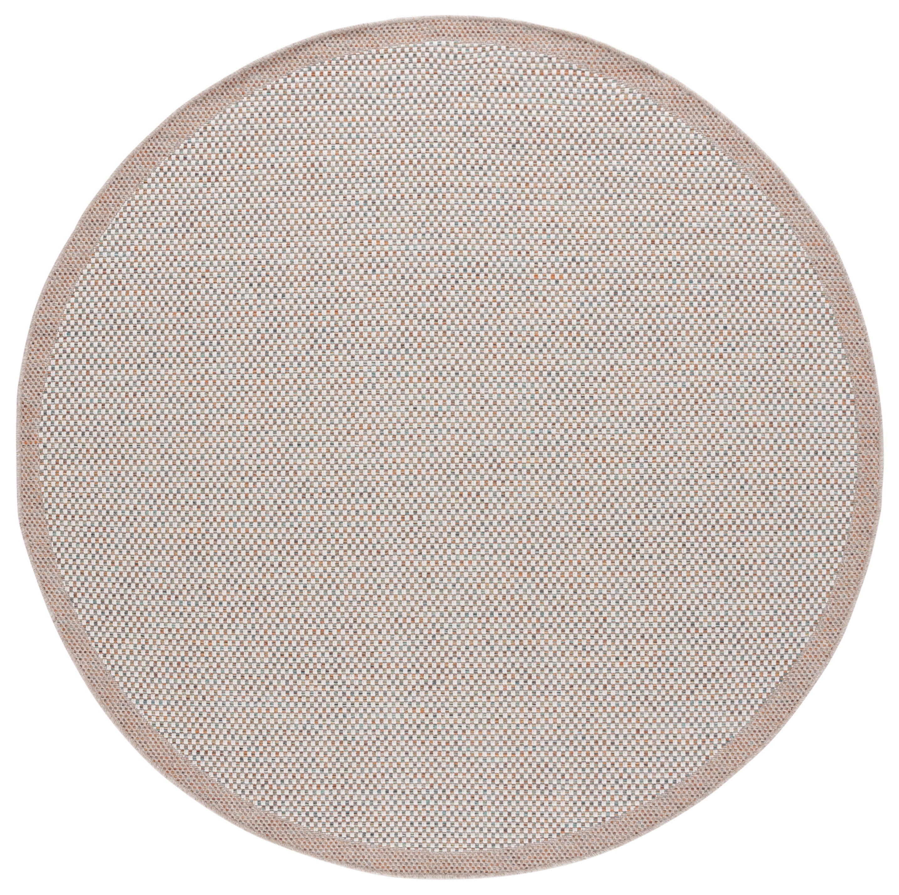 SISAL ALL-WEATHER 644 IVORY / AQUA ORANGE