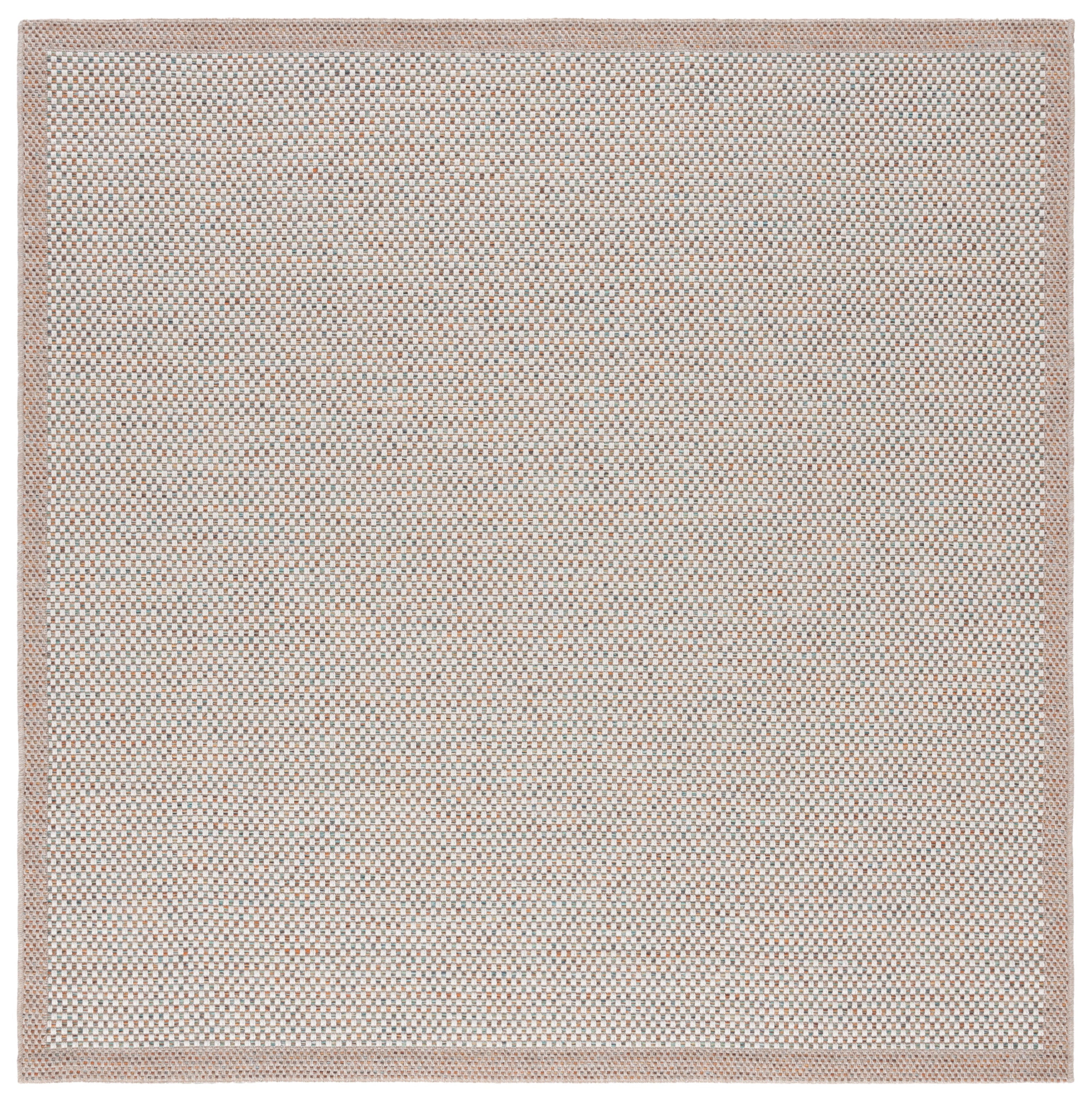 SISAL ALL-WEATHER 644 IVORY / AQUA ORANGE