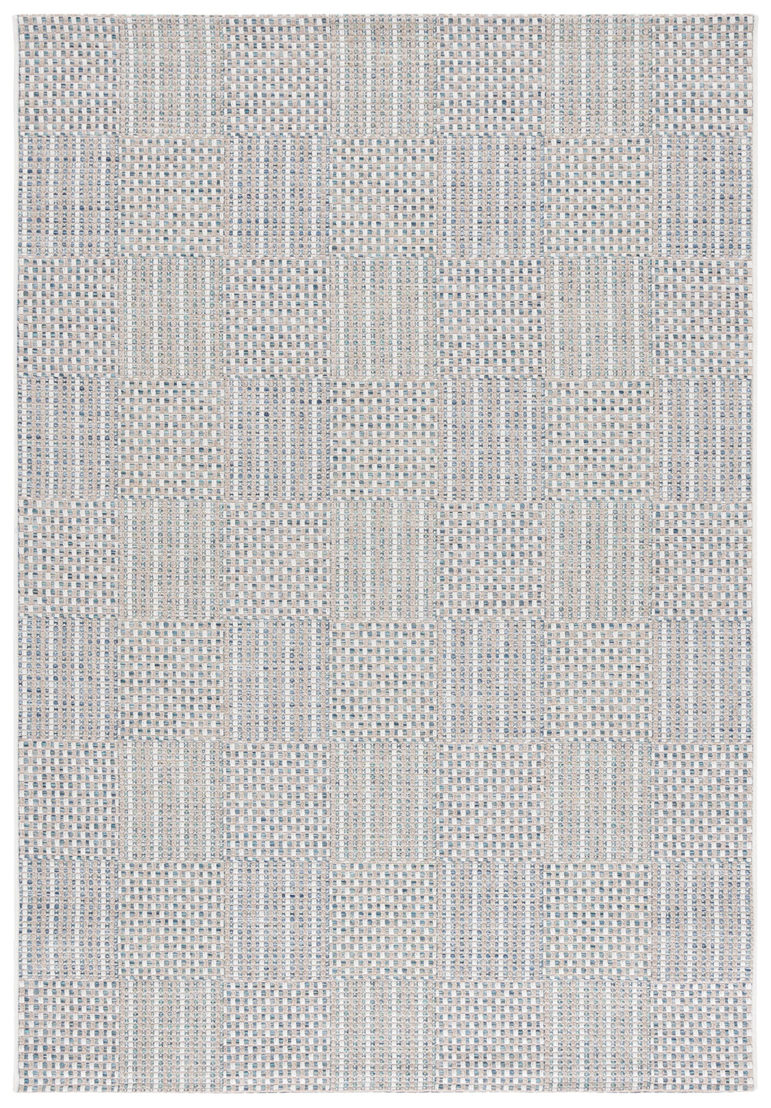 SISAL ALL-WEATHER 648 AQUA / BEIGE IVORY