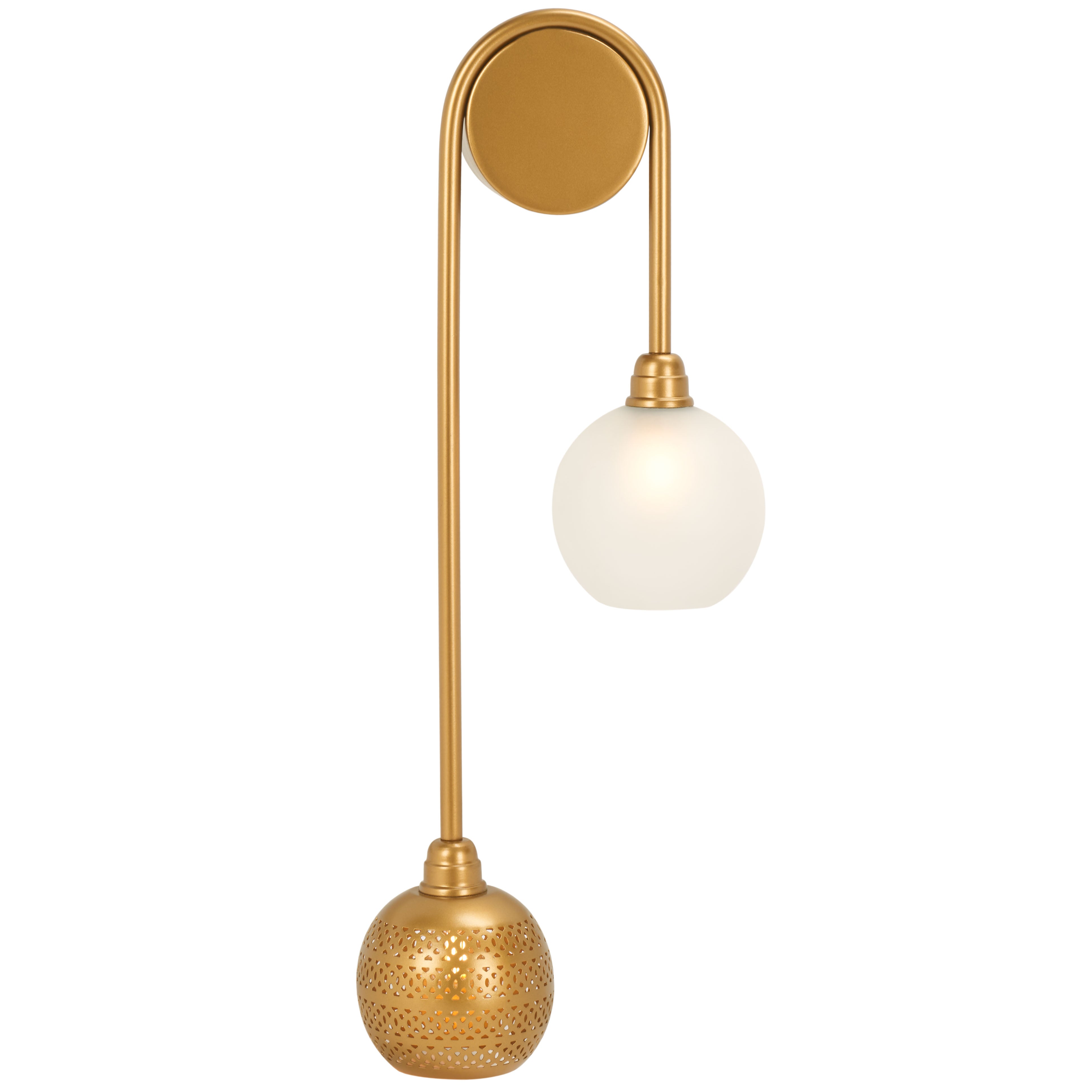 Safavieh Amari 2Lt 7 Wall Sconce Scn3006 - Antique Gold