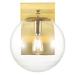 Safavieh Seoul, 8.5 Inch, Wall Sconce (Set of 2), SCN4124 - Brass Gold