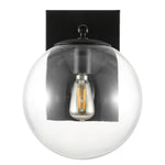 Safavieh Seoul, 8.5 Inch, Wall Sconce (Set of 2), SCN4124 - Black