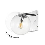 Safavieh Seoul, 8.5 Inch, Wall Sconce (Set of 2), SCN4124 - Chrome