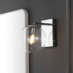 Safavieh Seoul, 8.5 Inch, Wall Sconce (Set of 2), SCN4124 - Chrome