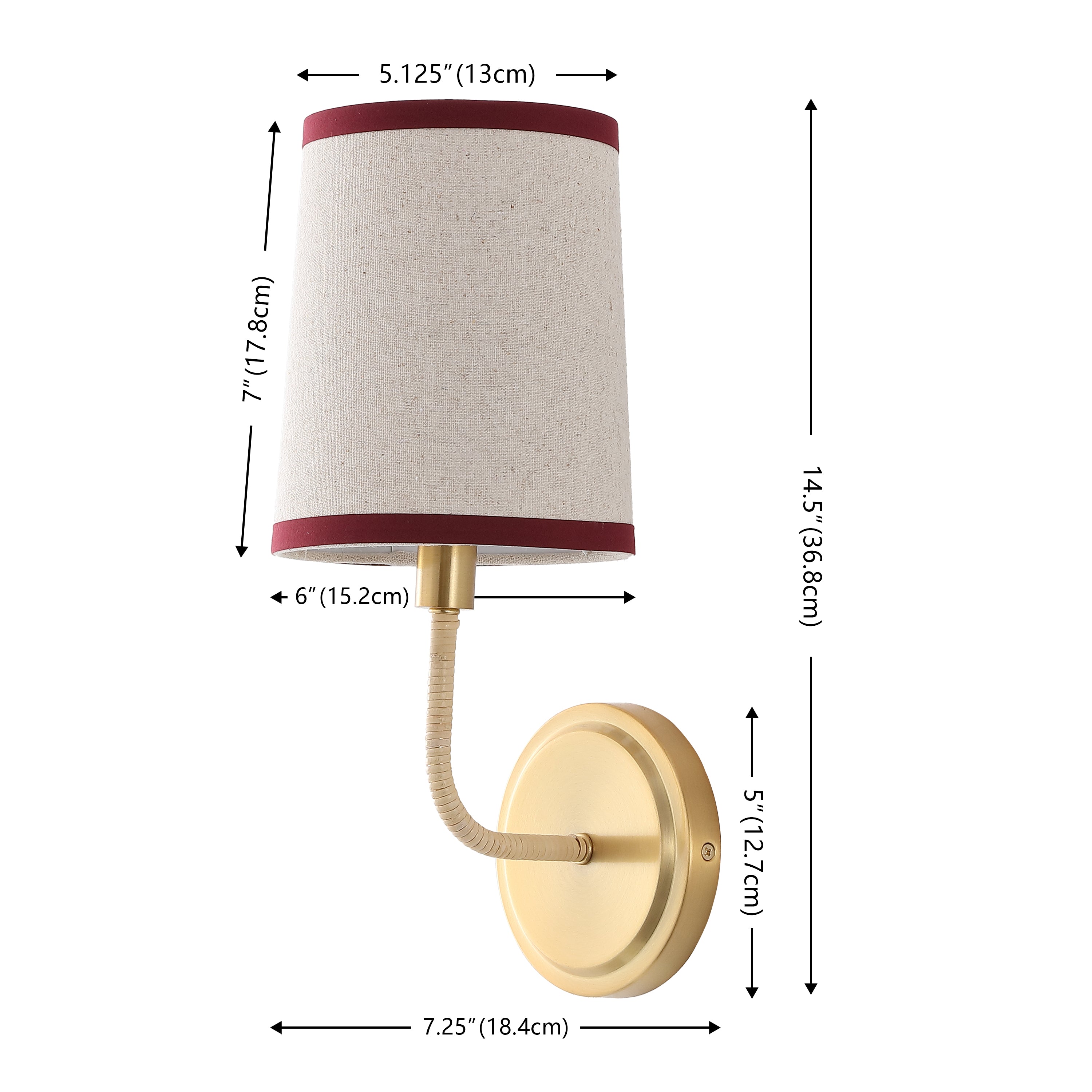 BRASS / RED