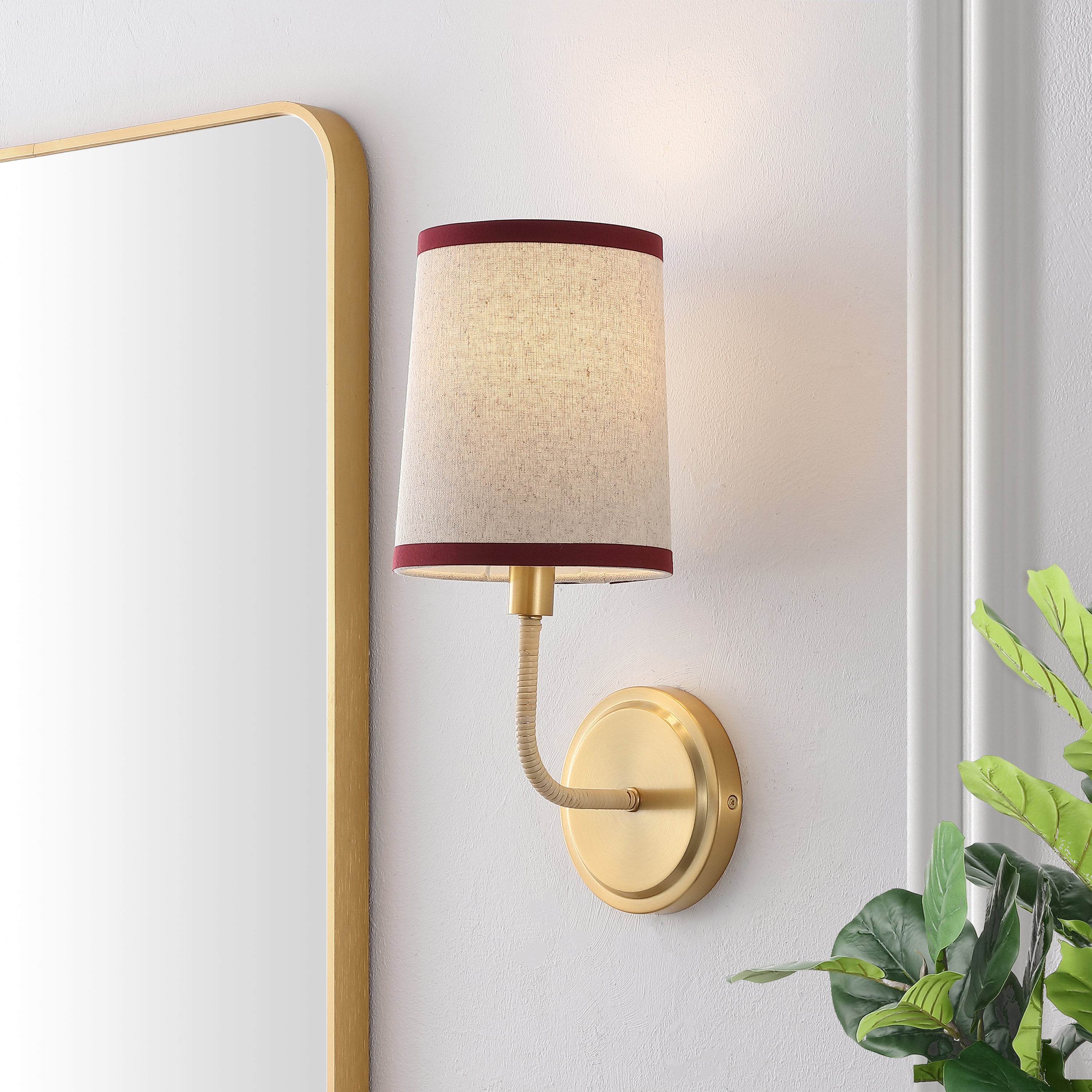 BRASS / RED