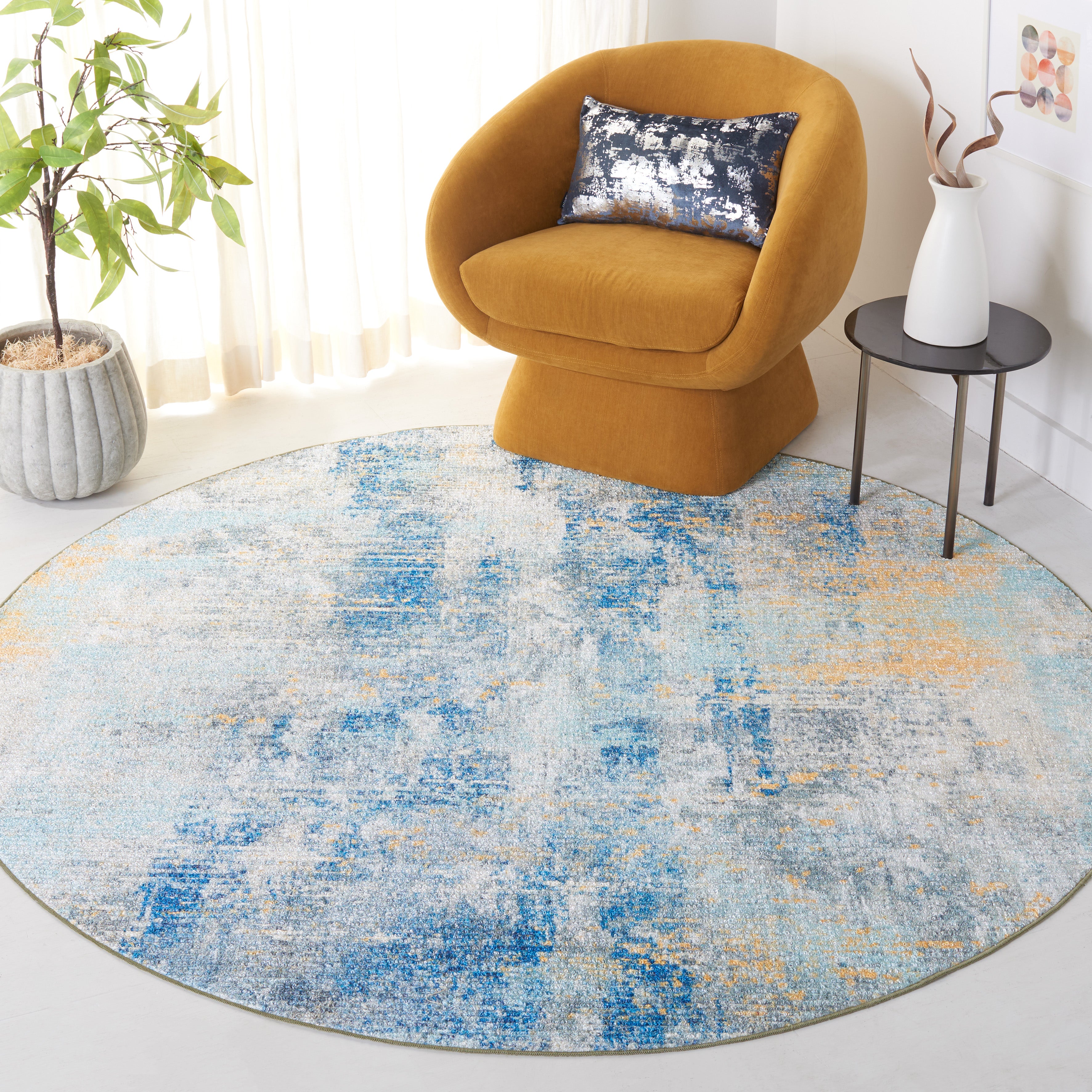 IVORY BLUE / GOLD