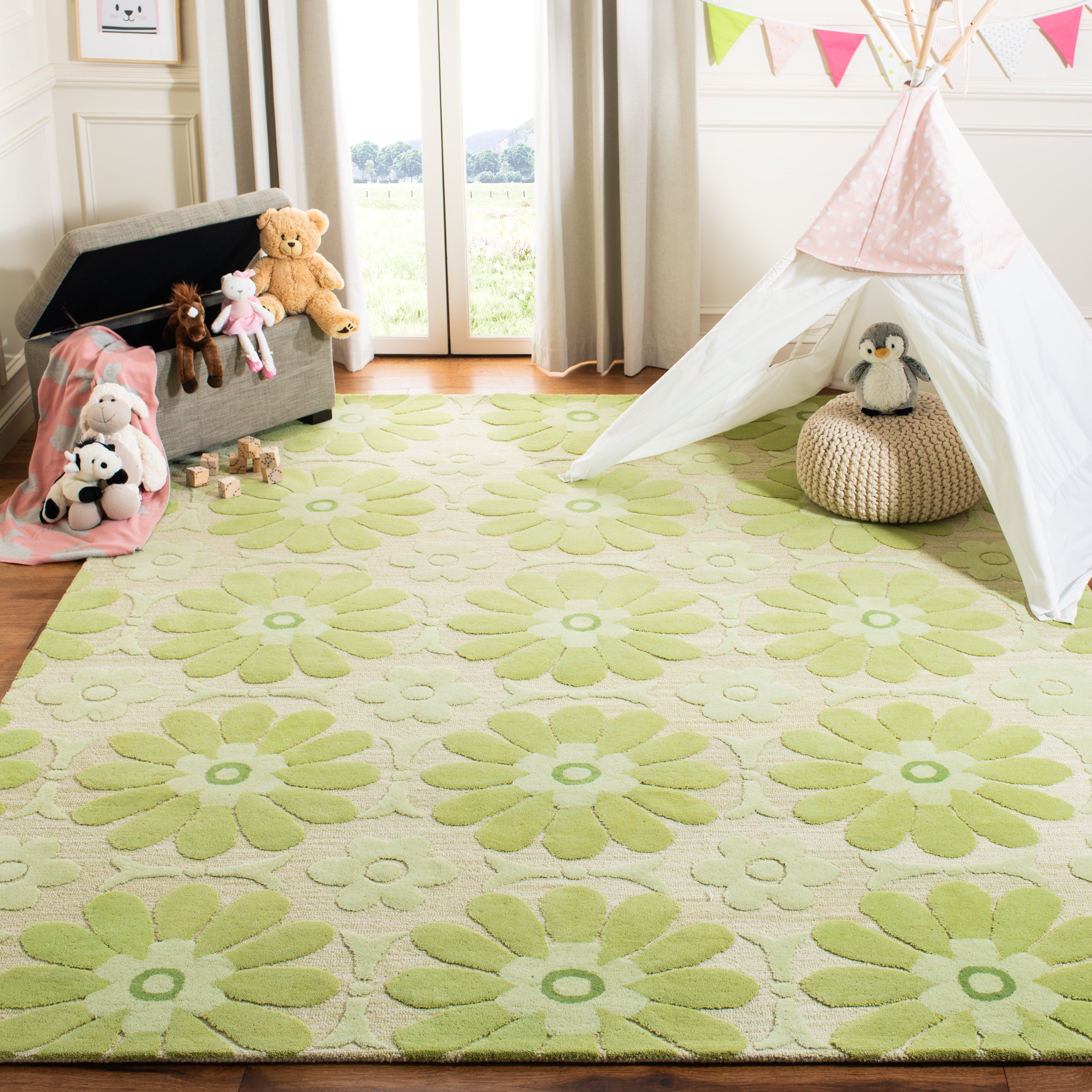 BEIGE / GREEN