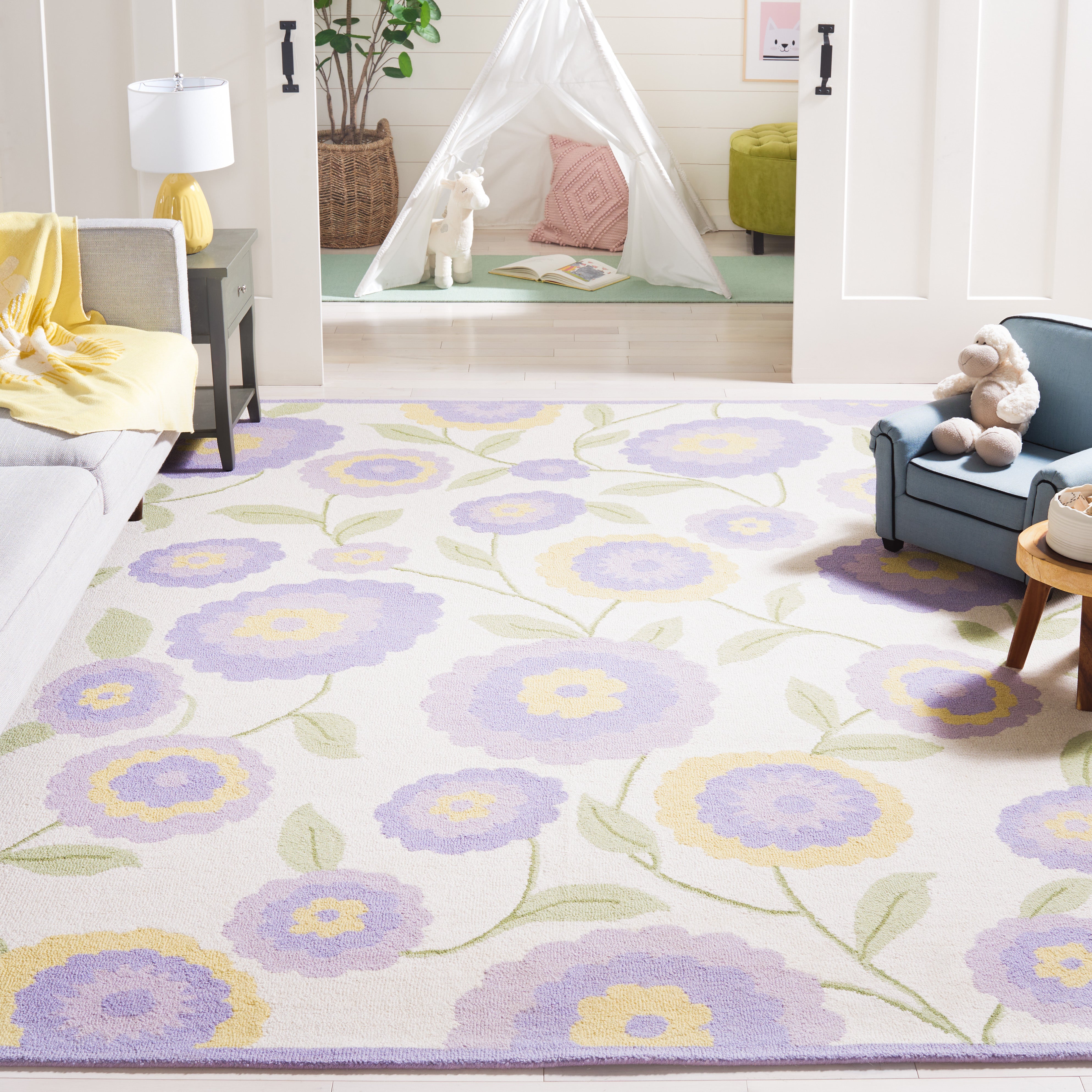 LAVENDER / IVORY