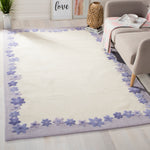 IVORY / LAVENDER