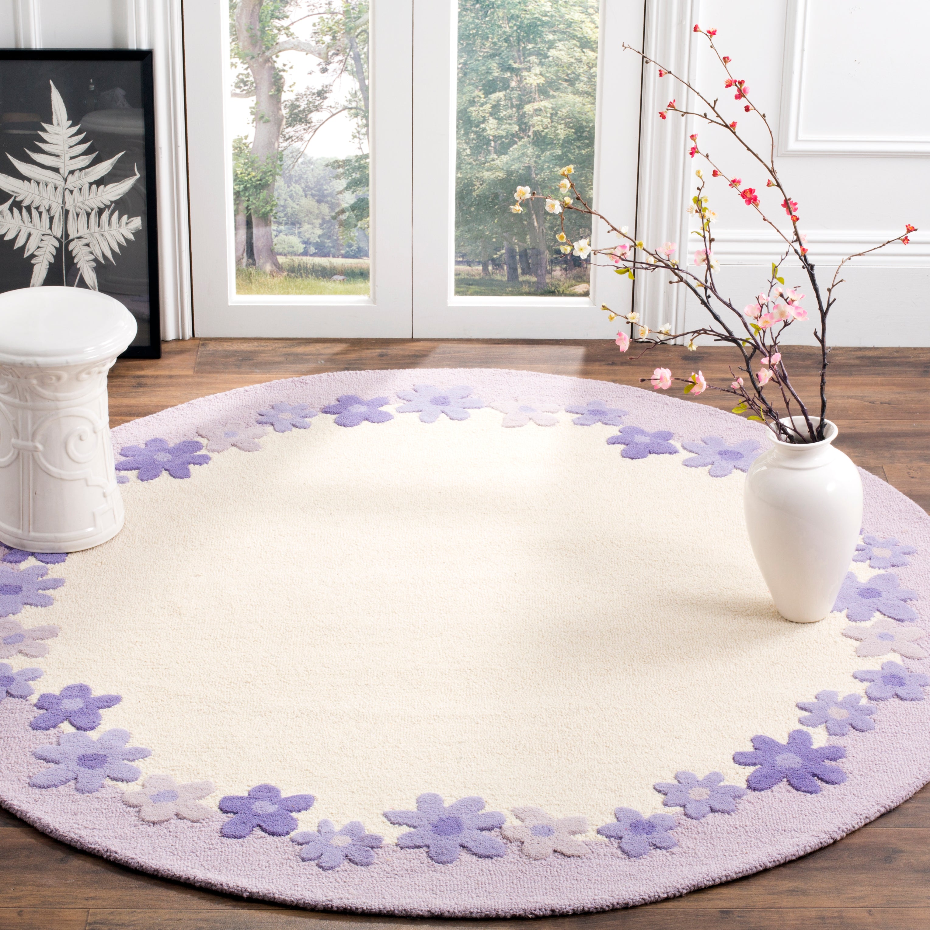 IVORY / LAVENDER