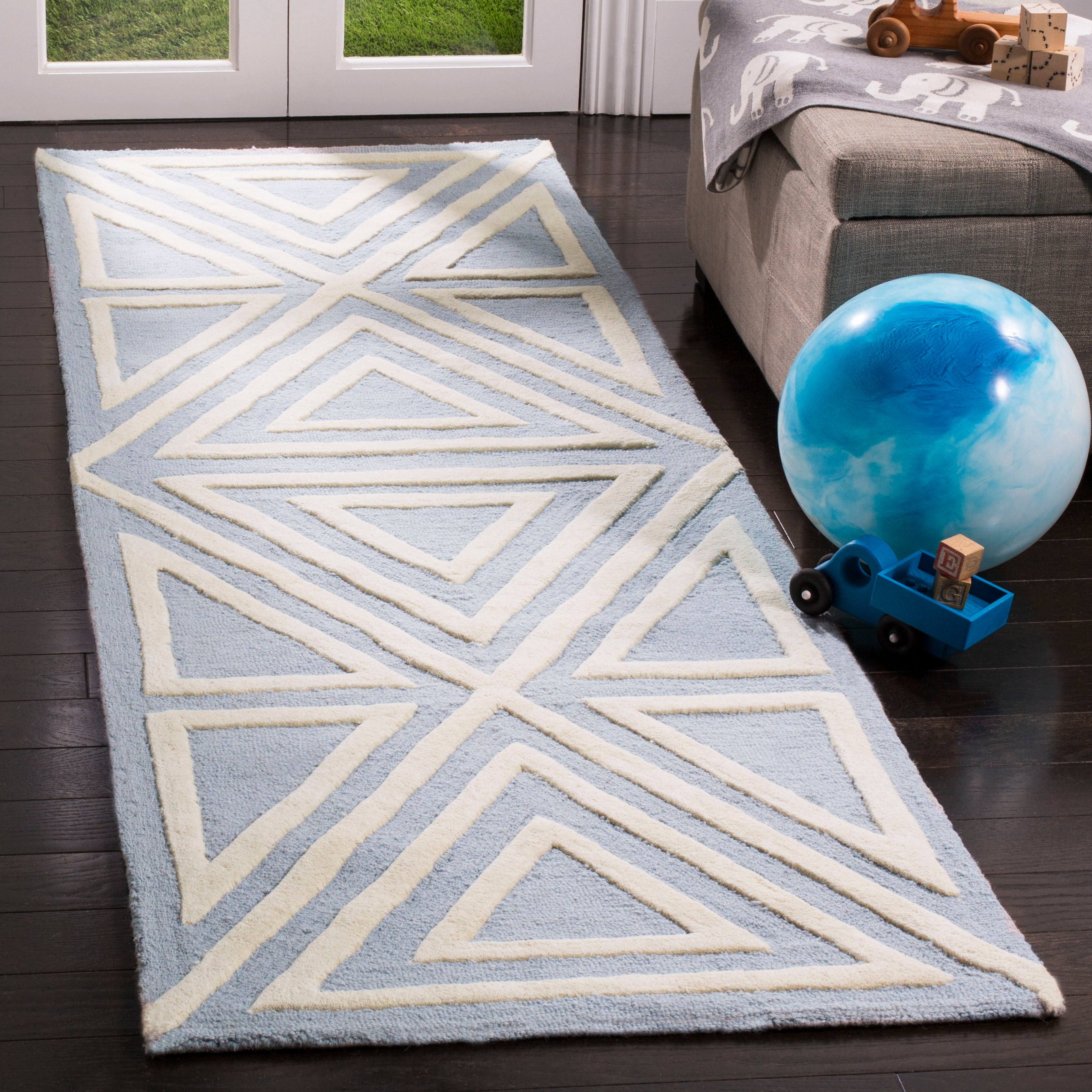 BLUE / IVORY