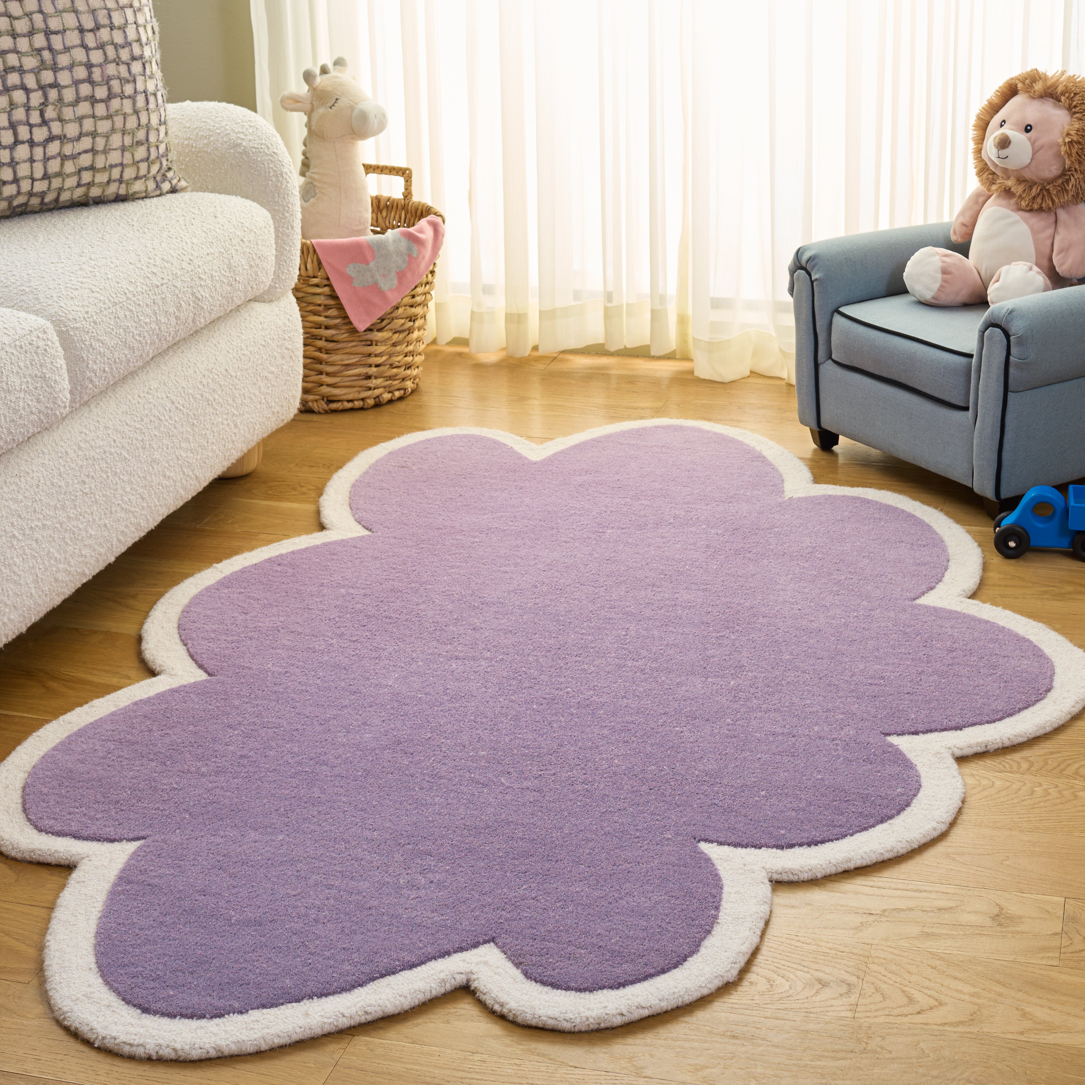 PURPLE / IVORY