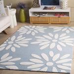 LIGHT BLUE / IVORY