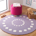 PURPLE / IVORY