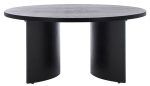 Safavieh Couture Audriella Round Wood Coffee Table, SFV1316