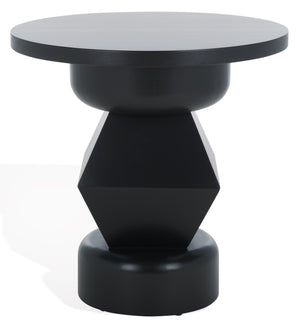 Safavieh Couture Jaymee Round Wood Accent Table, SFV1324
