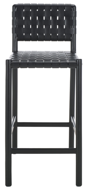 Safavieh Couture Jeremiah Woven Leather Counter Stool, SFV1606