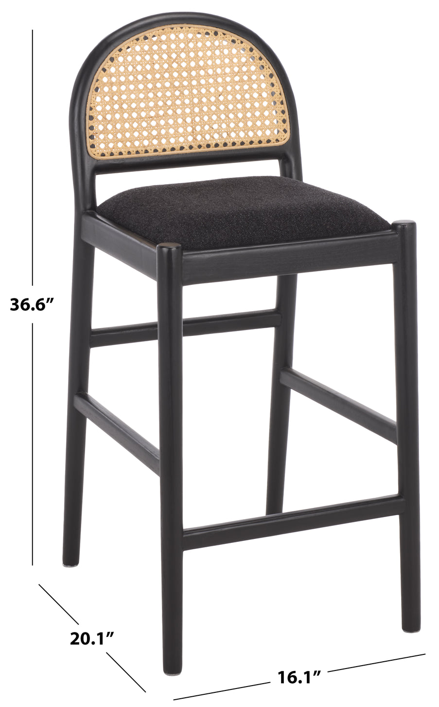 BLACK / BLACK / Rattan
