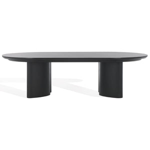 Safavieh Couture Barnard Oval Wood Coffee Table, SFV1701