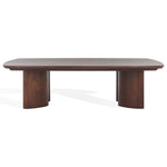 Safavieh Couture Barnard Rectangle Wood Coffee, SFV1702 - Walnut