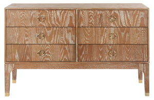 Safavieh Couture Lorna 6 Drawer Contemporary Dresser, SFV2104