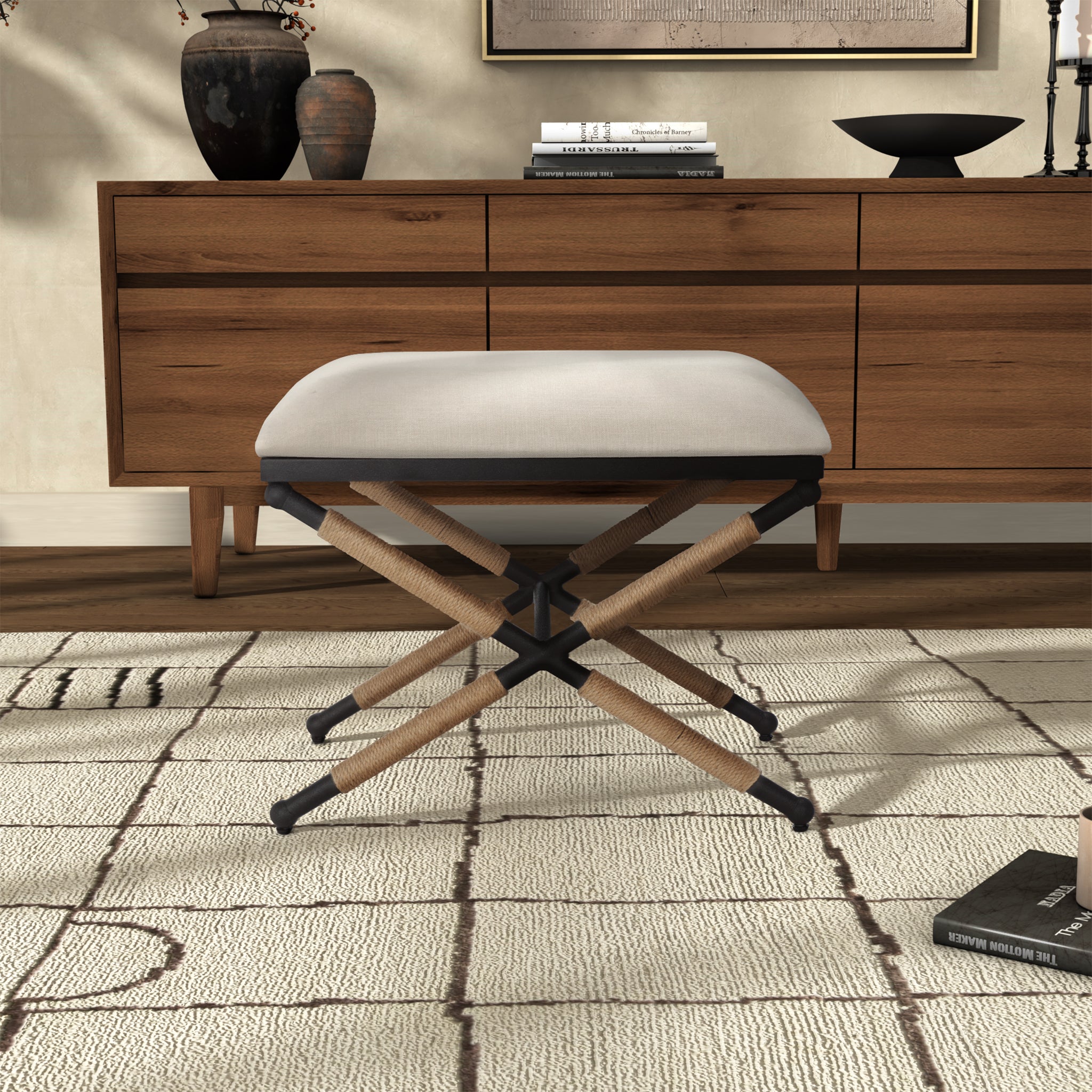 BEIGE / BLACK