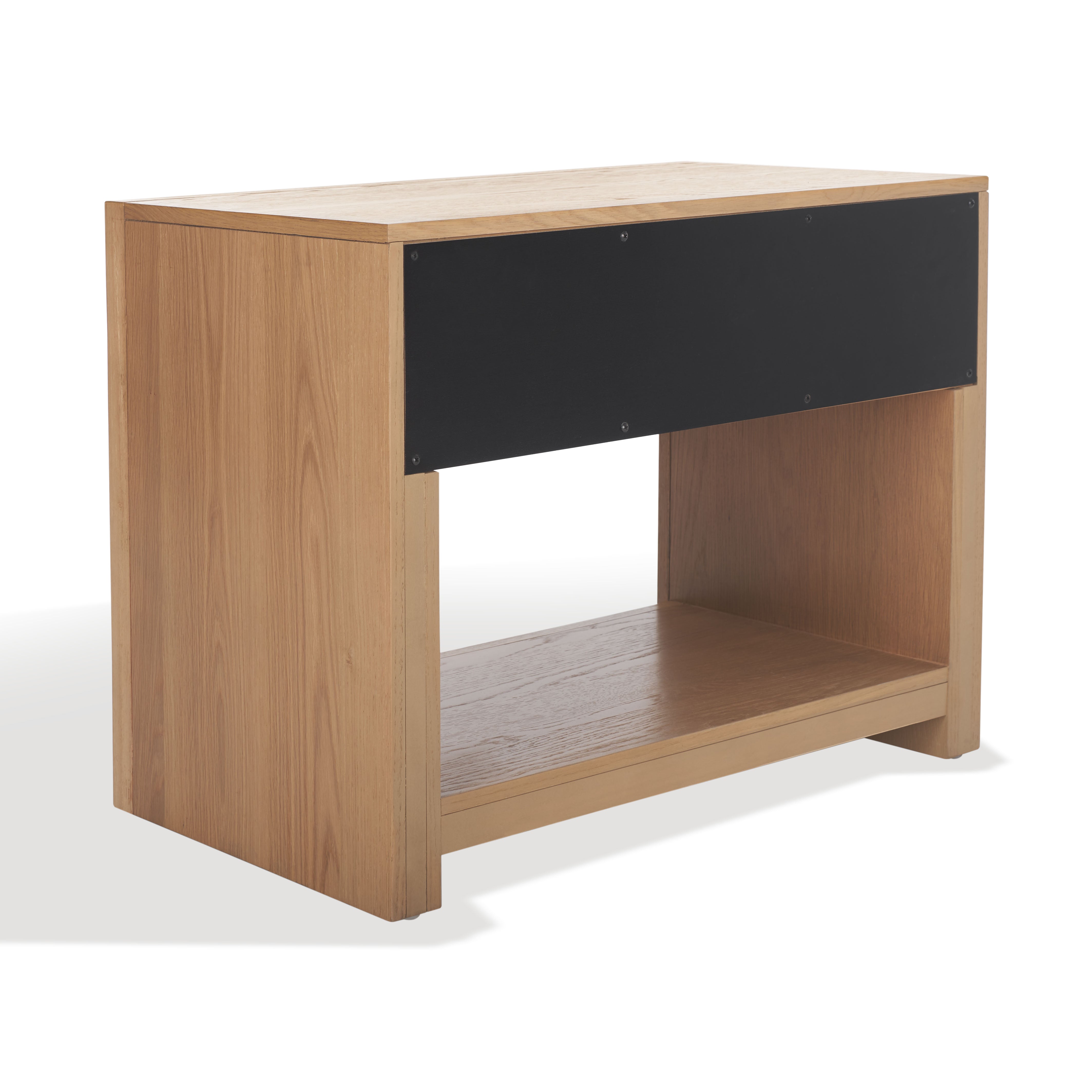 Safavieh Couture Darnell Wood 1 Drawer Nightstand, SFV2152 - Natural