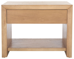 Safavieh Couture Darnell Wood 1 Drawer Nightstand, SFV2152
