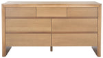 Safavieh Couture Darnell Wood 7 Drawer Dresser, SFV2153 - Natural