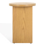 safavieh couture bonaclara wood 2 leg table, sfv2156 - Natural