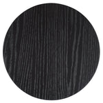 safavieh couture bonaclara wood 2 leg table, sfv2156 - Black