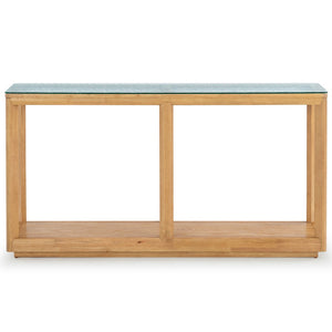 Safavieh Couture Benecarlo Wood And Glass Top Console Table, SFV2160