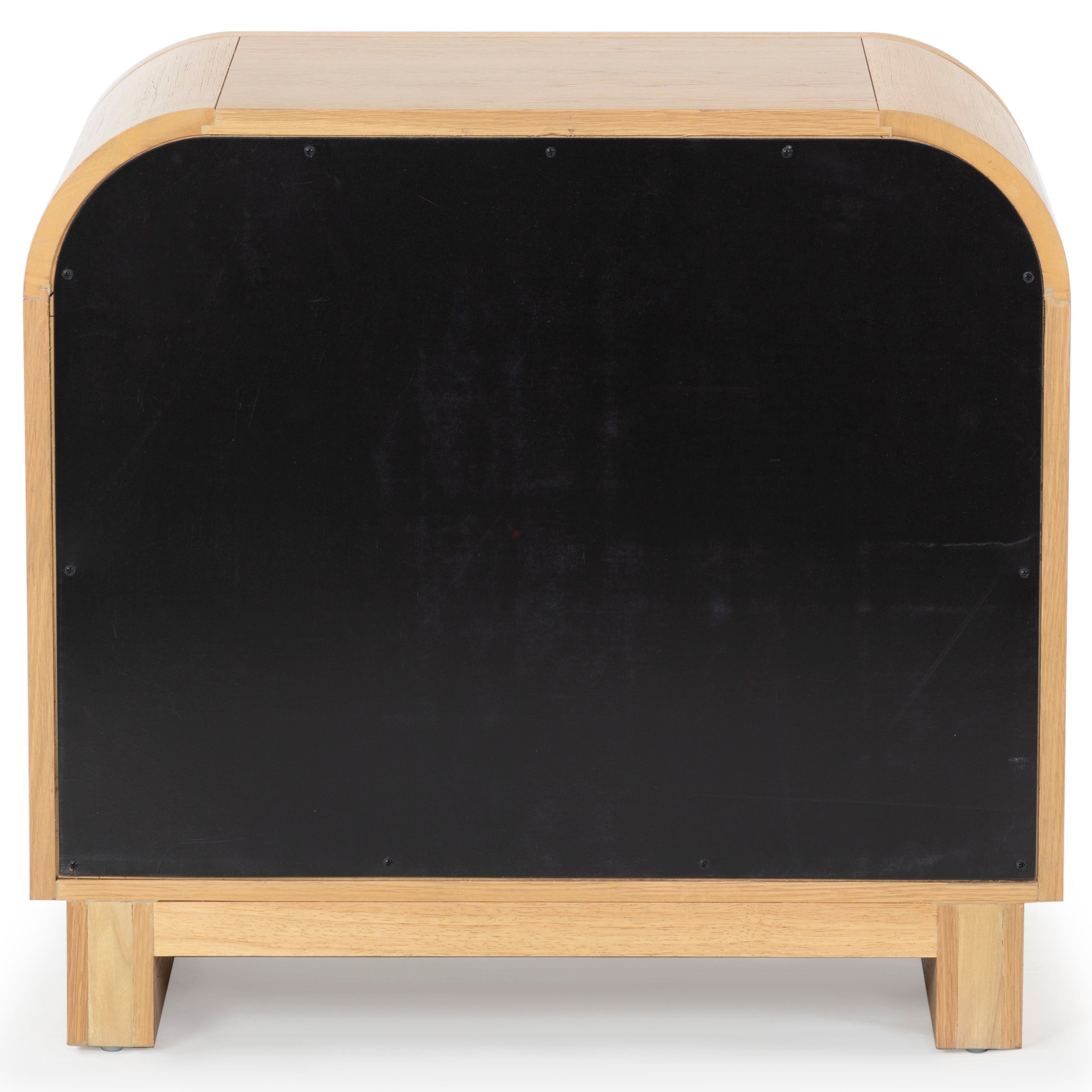 Safavieh Couture Dinah 2 Drawer Wood Nightstand, SFV2161 - Natural