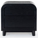 Safavieh Couture Dinah 2 Drawer Wood Nightstand, SFV2161 - Black