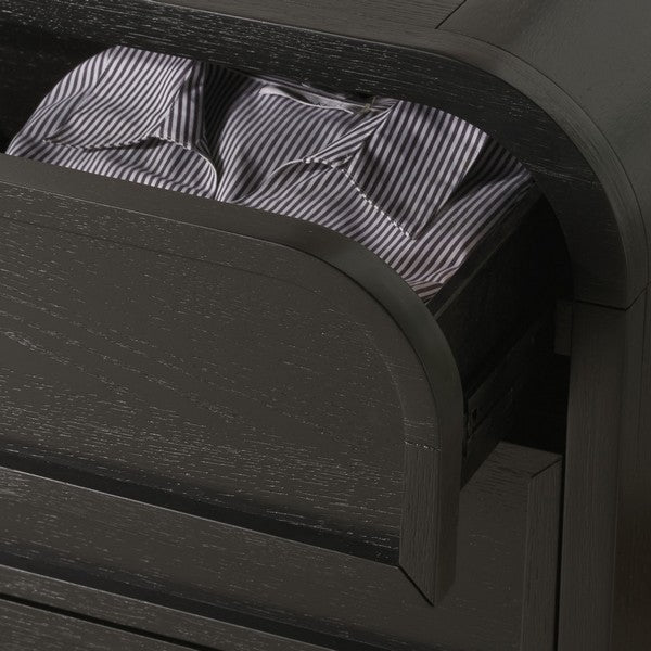 Safavieh Couture Dinah 6 Drawer Wood Dresser, SFV2162 - Black