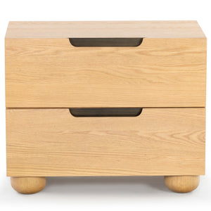 Safavieh Couture Beethoven Wood 2 Drawer Nightstand, SFV2171