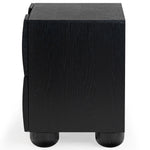 Safavieh Couture Beethoven Wood 2 Drawer Nightstand, SFV2171 - Black