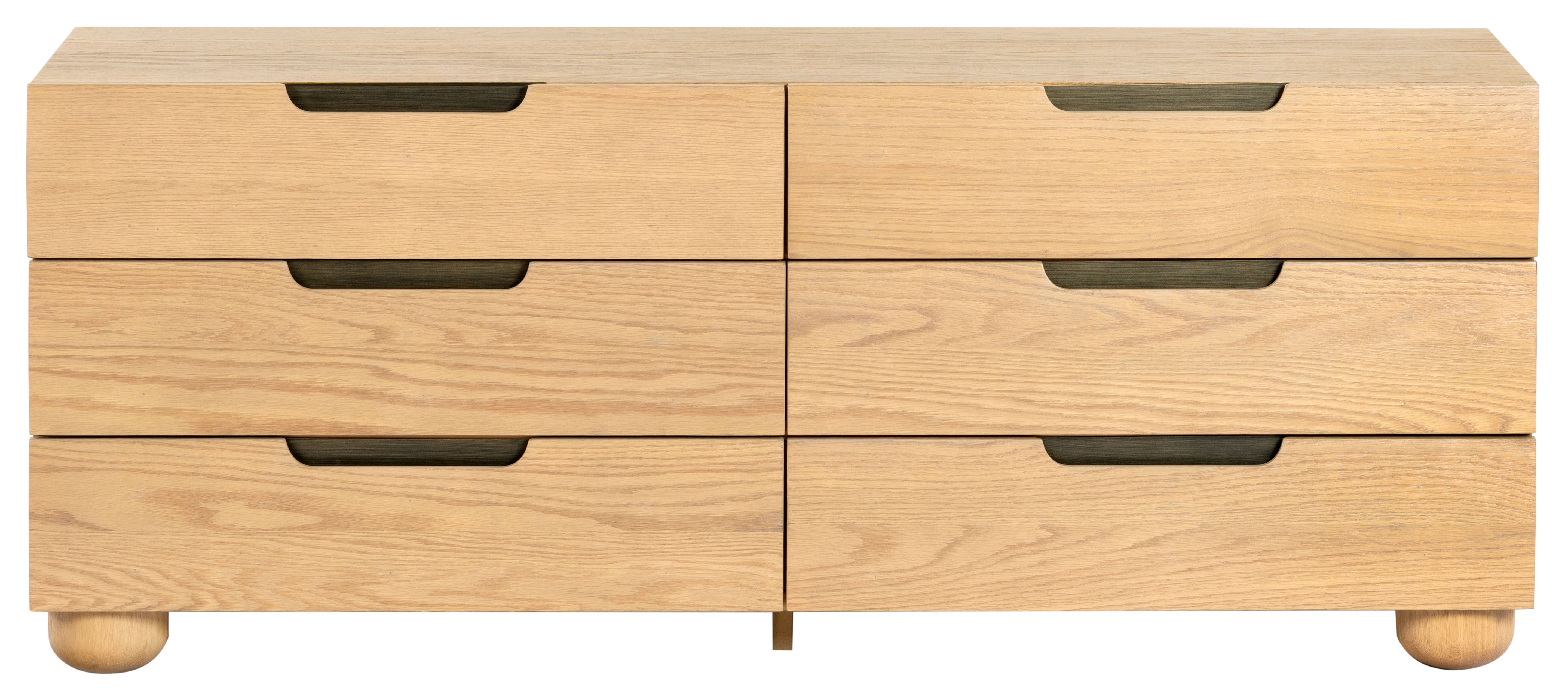 Safavieh Couture Beethoven Wood 6 Drawer Dresser, SFV2172 - Natural