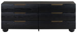 Safavieh Couture Beethoven Wood 6 Drawer Dresser, SFV2172 - Black