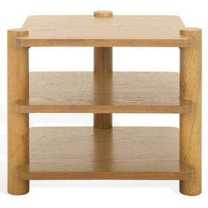 Safavieh Couture Edisyn 3 Shelf Wood Accent Table, SFV2176