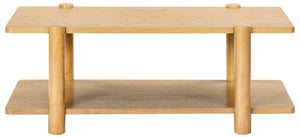 Safavieh Couture Edisyn 2 Shelf Wood Coffee Table, SFV2177