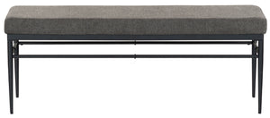 Safavieh Couture Theabella Linen & Metal Bench, SFV2190