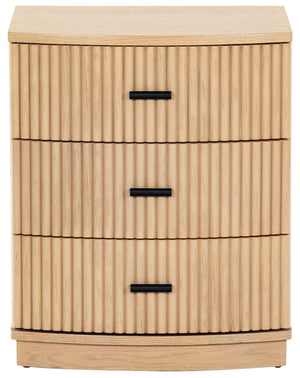 Safavieh Couture Shelbie 3 Drawer Nightstand, SFV2206