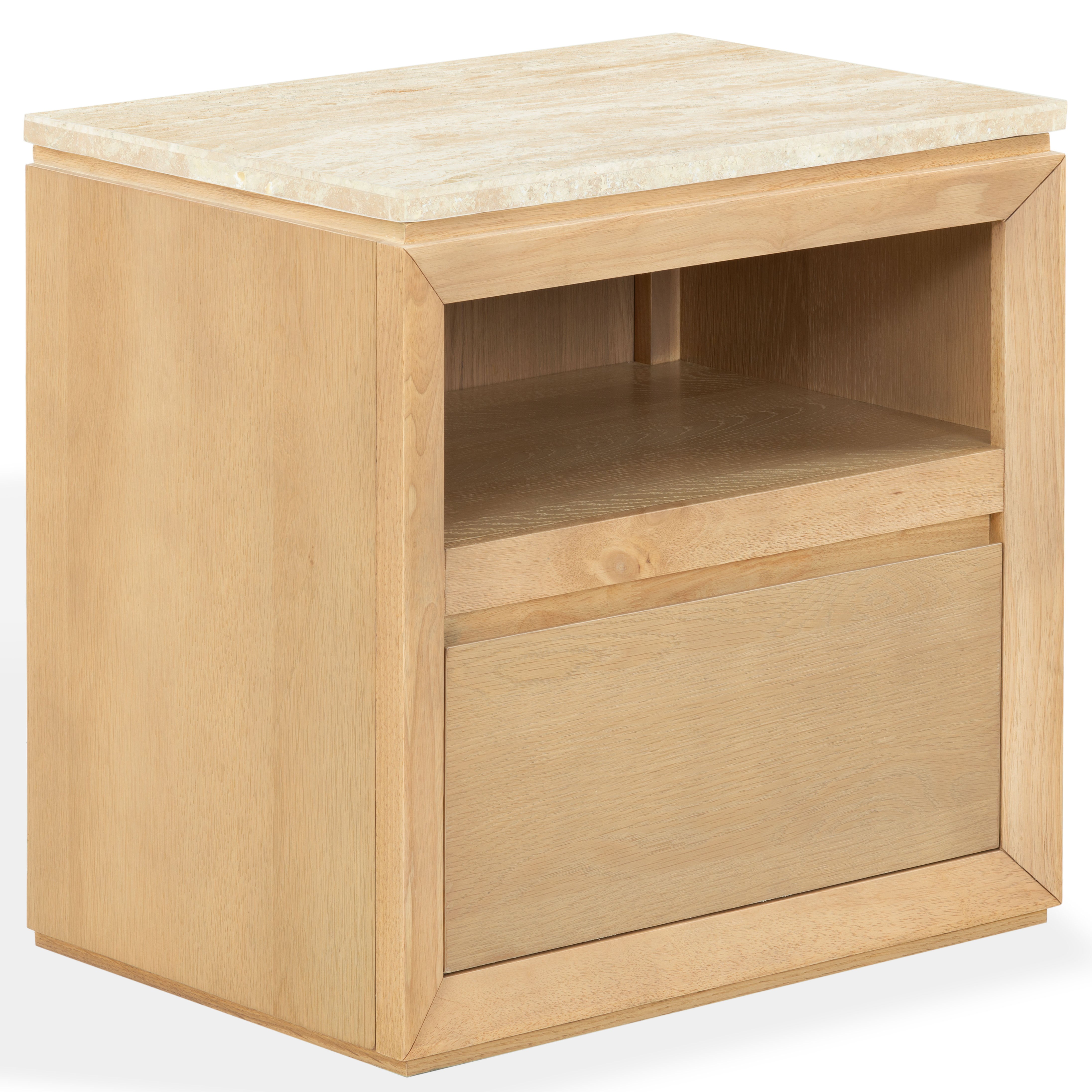 TRAVERTINE / OAK