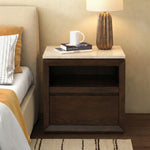 TRAVERTINE / WALNUT