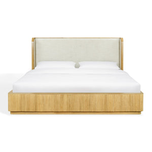 Safavieh Couture Barrymore Reeded Wood Bed, SFV2227